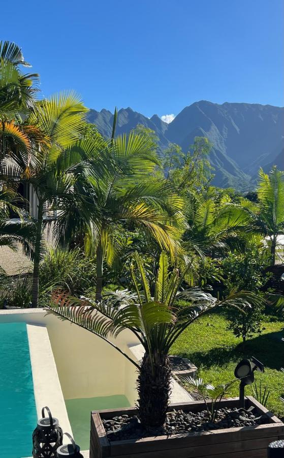 Villa Ti Moon, Entre Deux, Piscine Bagian luar foto